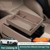 For Li Lixiang I6 Car Armrest Compartment Storage Box Leading Ideal I6 Car Dedicated Armrest Boxes Silicone Interior Storage Mat