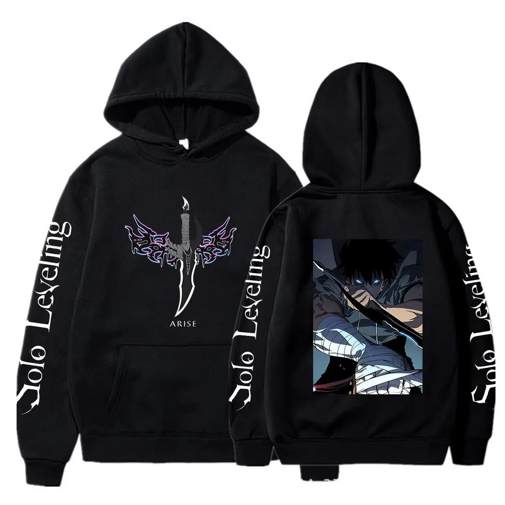 Men Solo Leveling Harajuku Hoodie Autumn Winter Streetwear Pullover Men Women Long Sleeves Clothing Loose Hooded Sweatshirts