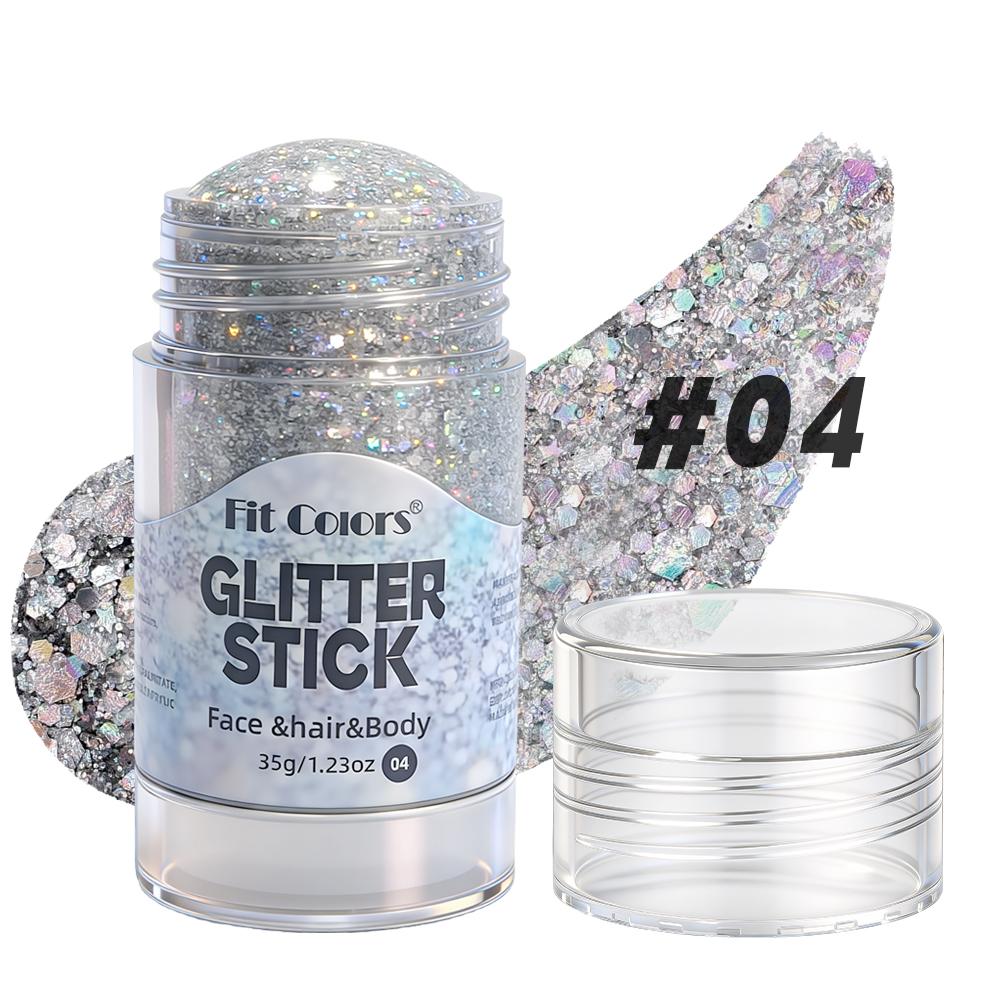 Body Paint Glitter Stick Face Lip Stick Gold Glitter Eyeshadow Stage Sparkling Sequins Cream Glitter Gel High Gloss Makeup