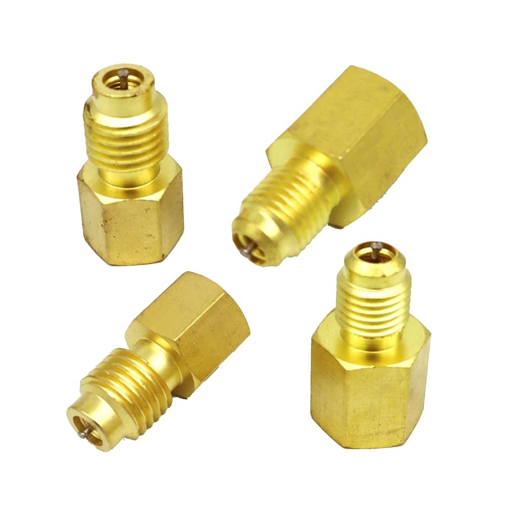 1/4 Thread Adapter R-134a Refrigerant Can Dispensing Car Opener Conditioner Air Auto Bottle Tap Car Accessories K8a5