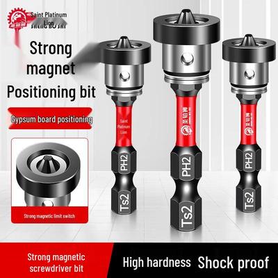 Gypsum Board Magnetic Drill Bit with Limit Stop for Ceiling Screw Positioning