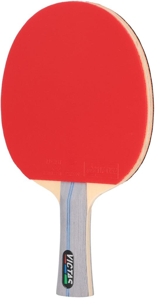 Victas Table Tennis Racket Rubber Laminated FL 1 1 New Member 328044 V-Wood (Flare) VJ>Next 1.8 Red, Black, Pasted, Beginner,
