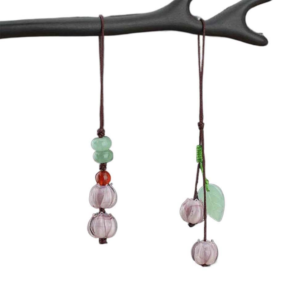 

Hang Rope Hanging Cord Phone Charm Mobile Phone Lanyard Bell Orchid Keychain Phone Strap Key Chain