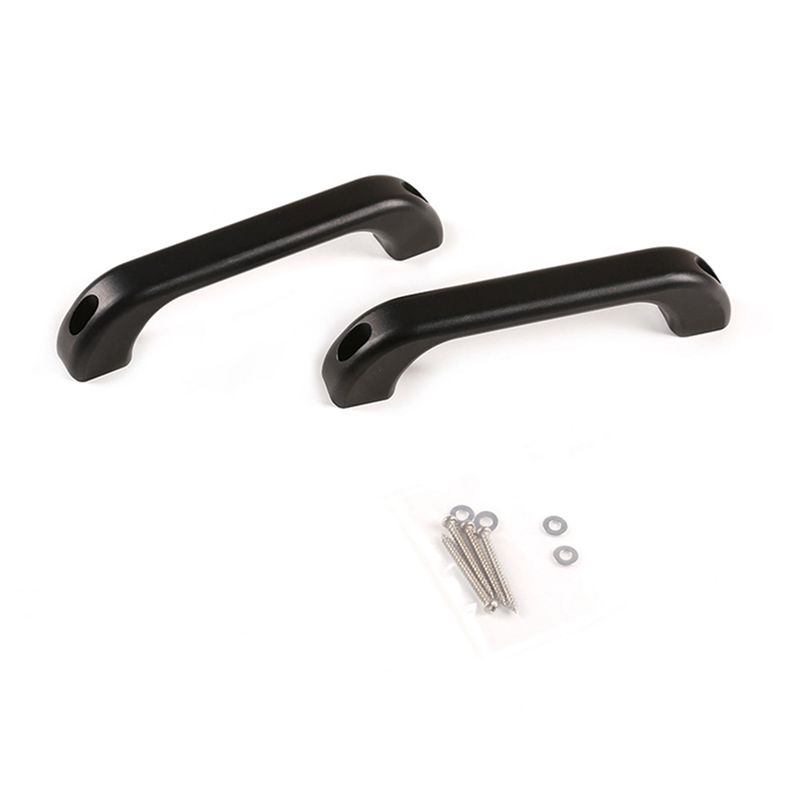 QM-1Pair Alloy A Pillar Grab Handle Trim Accessories For Land Rover Defender 90 110 2004-2018 Car Inner Door Pillar Handle Grip чёрный