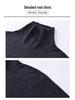 Herren Pullover 100% Reine Wolle Unifarben Jacquard Rollkragen, Hoher Kragen Basisschicht für Herbst/Winter 2025