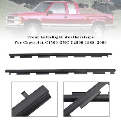 Front Left+Right Weatherstrips For Chevrolet C1500 GMC C2500 1988-2000