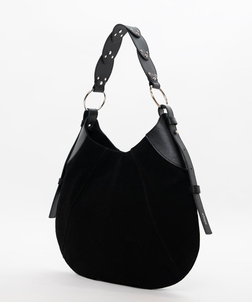 Afoye Ova Bag / Black Suede
