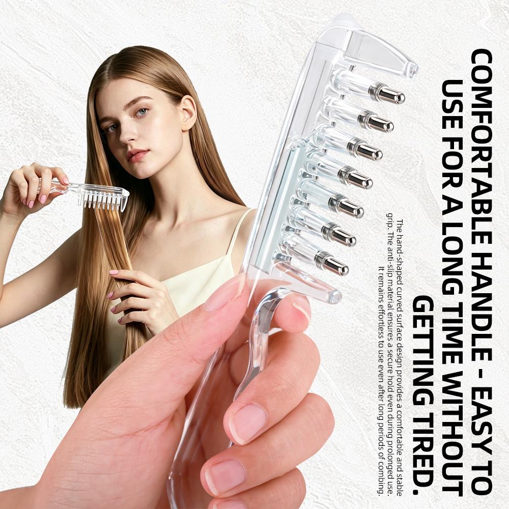 Scalp Applicator Liquid Comb Roller Ball Massager Essential Oil Infusion Hair Styling Tool for Home Hair Growth Treatment