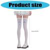 Women's Crucifix Print Thigh High Stockings Nylon Stockings Over the Knee Socks Halloween Cosplay Costumes Party Tights