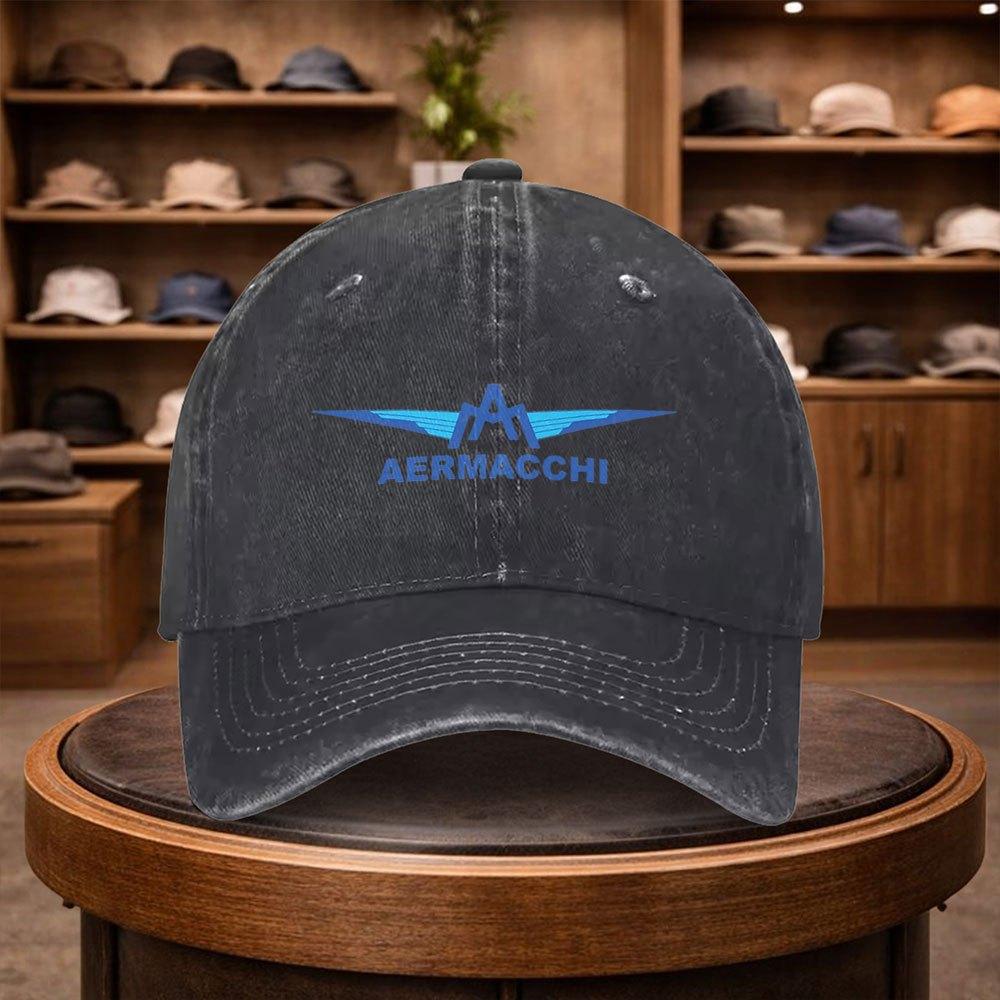 Aermacchi Printed Baseball Cap, a Casual Duckbill Hat That Is Stylish And Adjustable for Outdoor Use, Suitable for Travel And Be