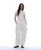 PARTIMENTO WOMEN Floral Print Short Sleeve Tee_White