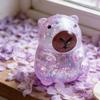 New Capybara Glitter Decompression Toy Soft Glitter Gummy Fidget Toys Low Rebound Decompression Toys Dough Ball Home Decor