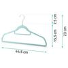 Welurowe Wieszaki Na Ubrania 20Szt Ms-859 Massido