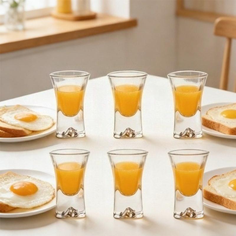 Luxury Whiskey Glass Drinkware Small Wine Glass Multiple Style Transparent Cocktail Glass Vodka Glass Simple High End Baijiu Cup