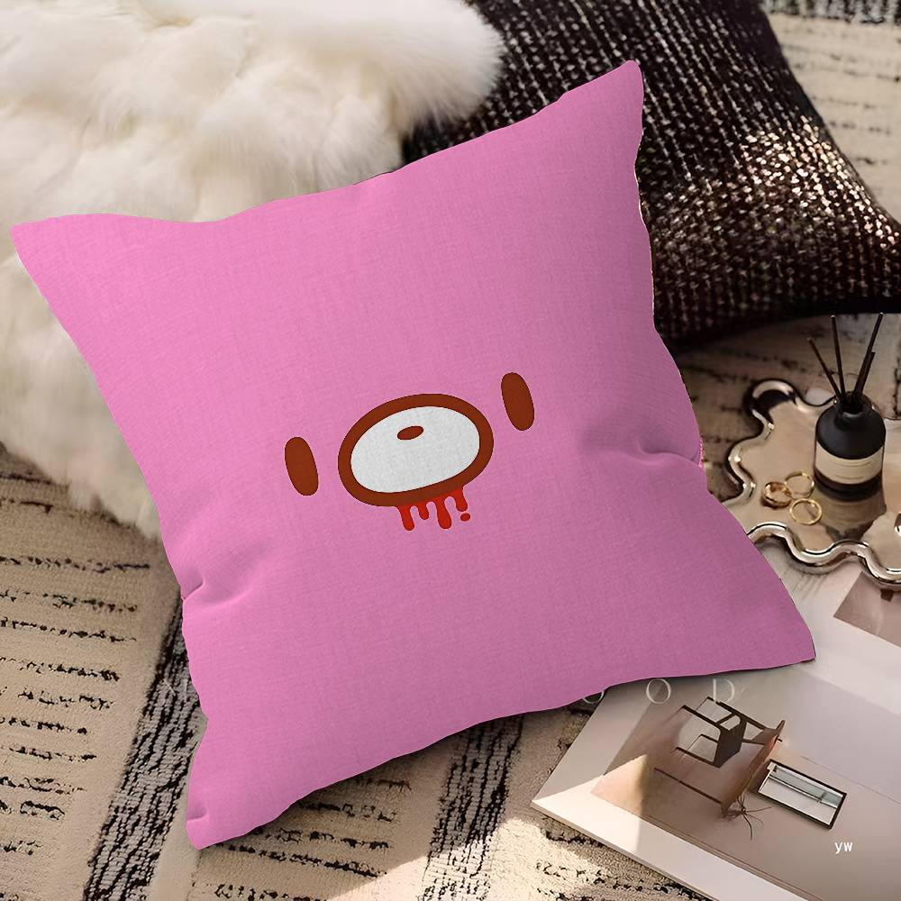 G-Gloomy B-Bear Personalized Pillow Dust Cover Bedroom Kids Party Decoration Pillowcase Birthday Children Gift