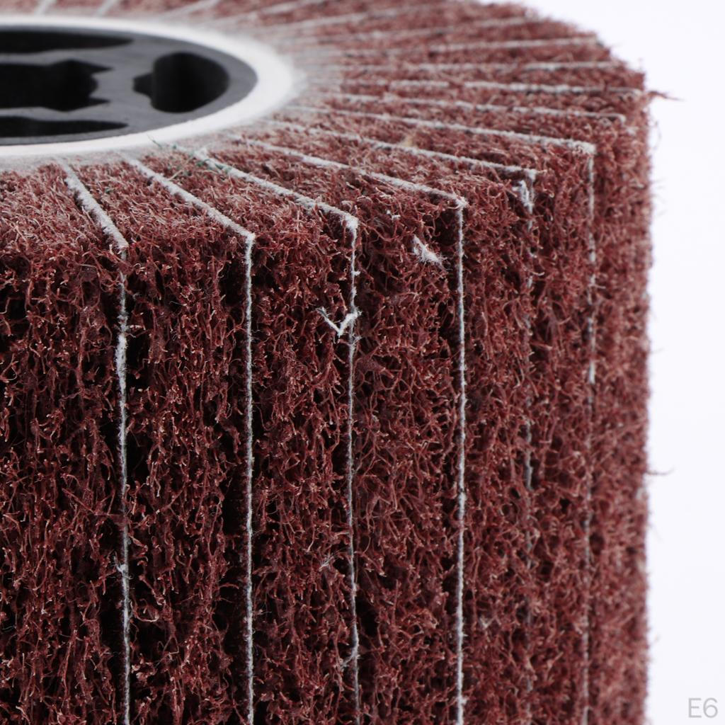 1Pc Wire Drawing Polishing Burnishing Woodworking Wheel