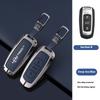 Alloy Leather Car Smart Key Cover Case Shell For Geely Atlas Boyue Nl3 Ex7 Suv Gt Gc9 Emgrand X7 Borui Auto Holder Accessories