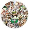 50 Cute Deer Cartoon Animal Stickers, Waterproof & Creative for DIY, Phone, Computer, Notebook.
