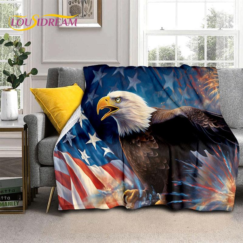 3D Cute Owl Eagle Birds Cartoon HD Soft Flannel Blankets,Throw Blanket Comfortable Blanket for Picnic Beds Home Bedroom Kid Gift