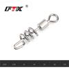 3pcs/5pcs Pike Fishing Accessories Connector Pin Bearing Swivel Stainless Steel Carabiner Lure Swivel Tackle