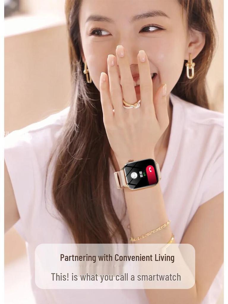 2025 Smartwatch for Women: Valentine's Gift with Bluetooth & Multi-function Sports Features