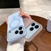 Luxus Matte Transluzent Schlank Magsafe Kabelloses Lade Case Für iPhone 17 Air 16E 15 14 Plus 13 12 11 Pro Max XS XR 8 Plus Hülle