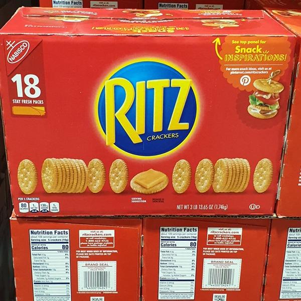 Nabisco Ritz Crackers Family Bulk Pack 1.74kg One thing