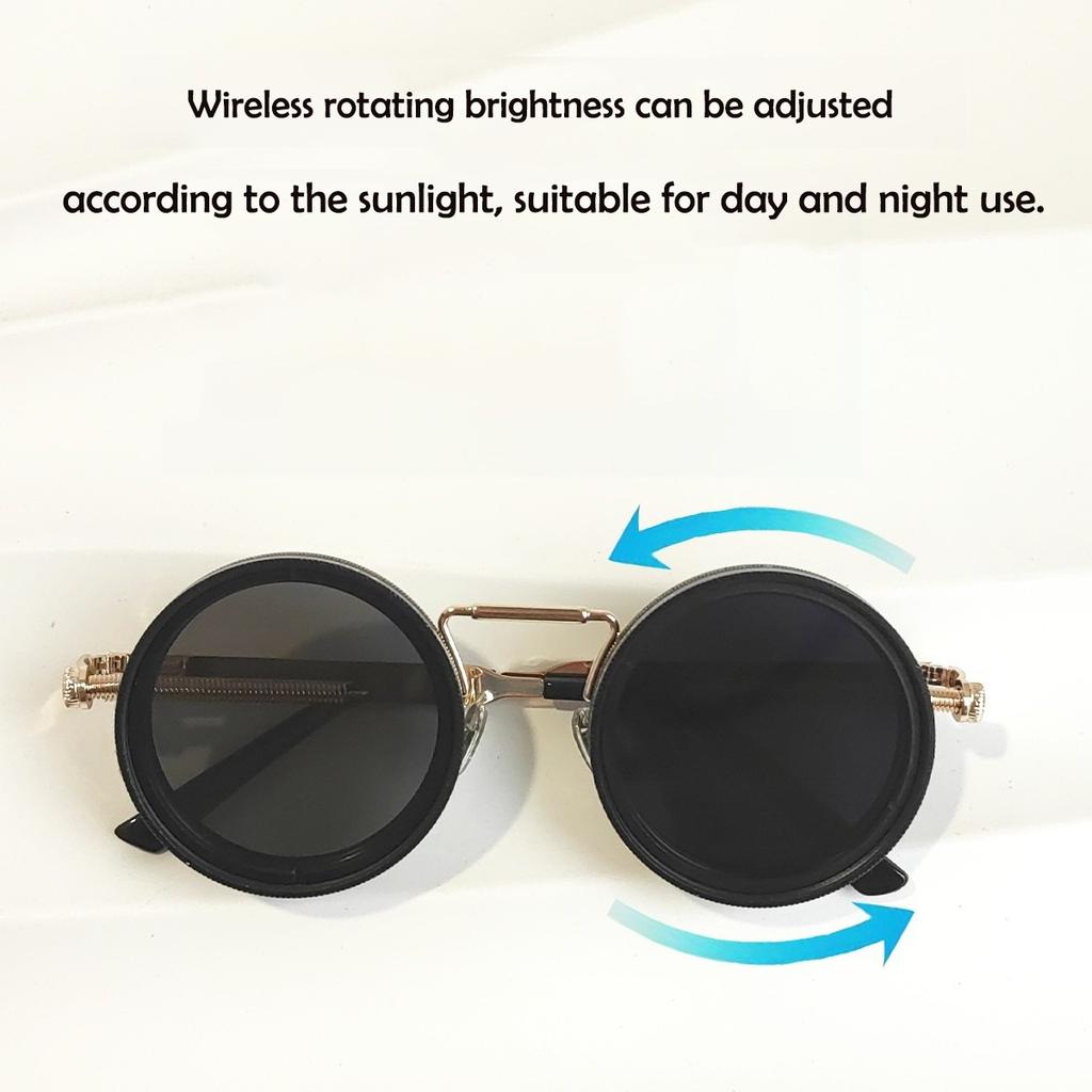 Adjustable Dimming Sunglasses Outdoor Fishing Driving Dual Filter Glasses Uv Anti Uv Personalized Sunglasses