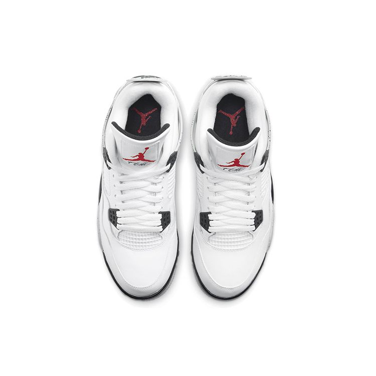 Air Jordan 4 Golf White Cement Unisex Sneakers Tech-Grey Black Fire-Red CU9981-100