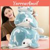 Cute Dolphin Plush Toy For Girls Large Size Stuffed Animal Pillow Wholesale Birthday Gift