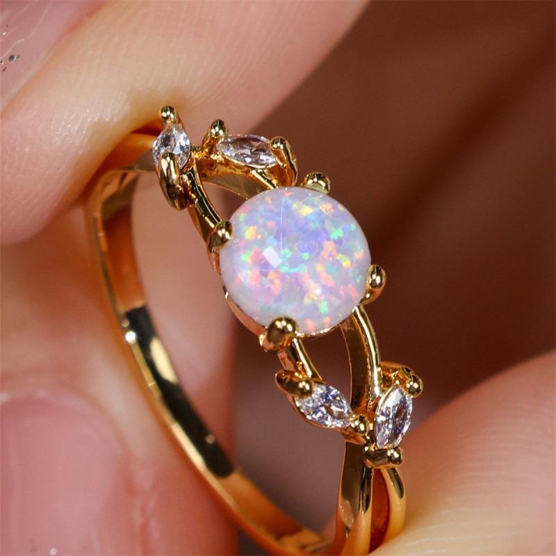 wih new four-claw edge four-horse eye ring simple niche ring no. 6