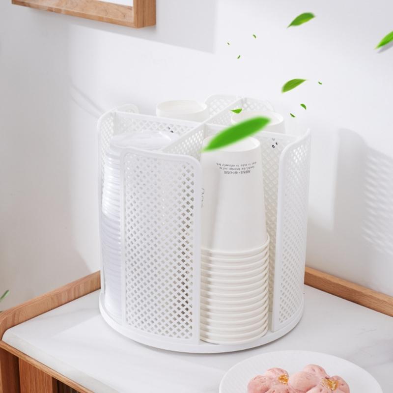 Innovative Kitchen Organizer 360 Degree Rotating Storage Rack Space Saving Spice Bottle Holder Makeup Decorative Tray
