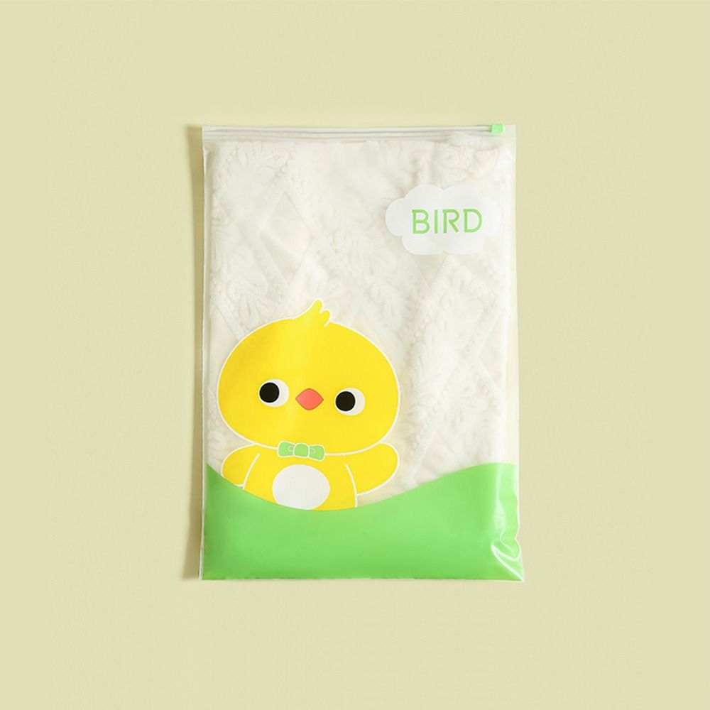 Cartoon Clothing Storage Bag PE Shoe Storage Bag Multifunction Clothing Zipper Pouch  Home&Travel