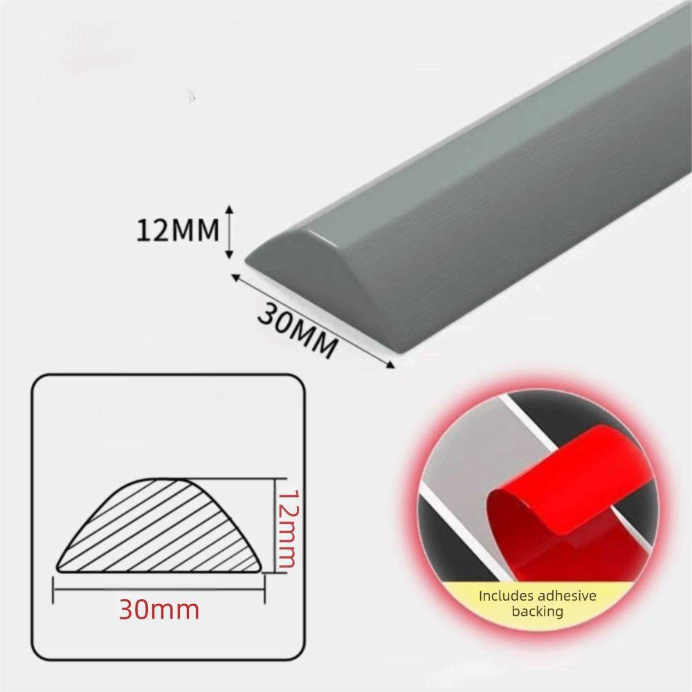 Silicone Bathroom Water Barrier Flexible Bendable Self-adhesive Seal Strip Kitchen Sink Blocking