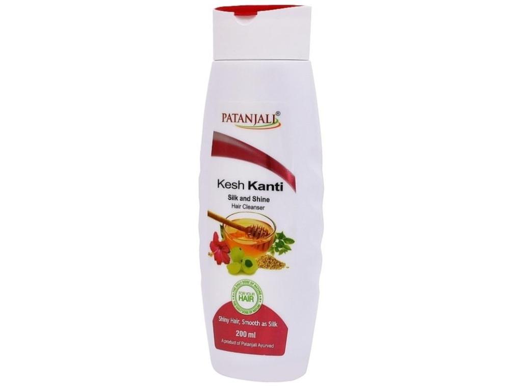 Hair Shampoo Silk and Shine Patanjali Kesh Kanti Silk And Shine Hair Cleanser