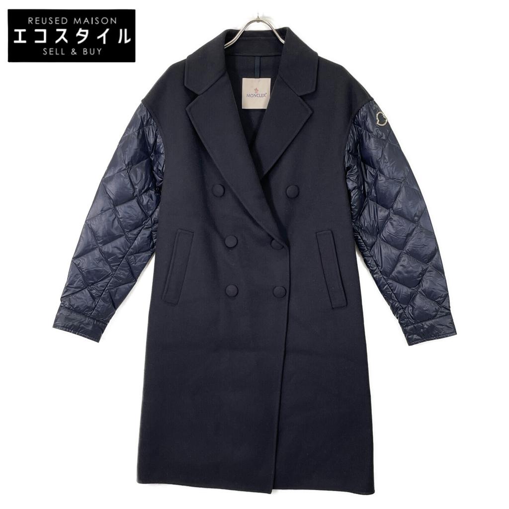 MONCLER 2020 KURHAH Down Switch Coat coat OO blackUsed