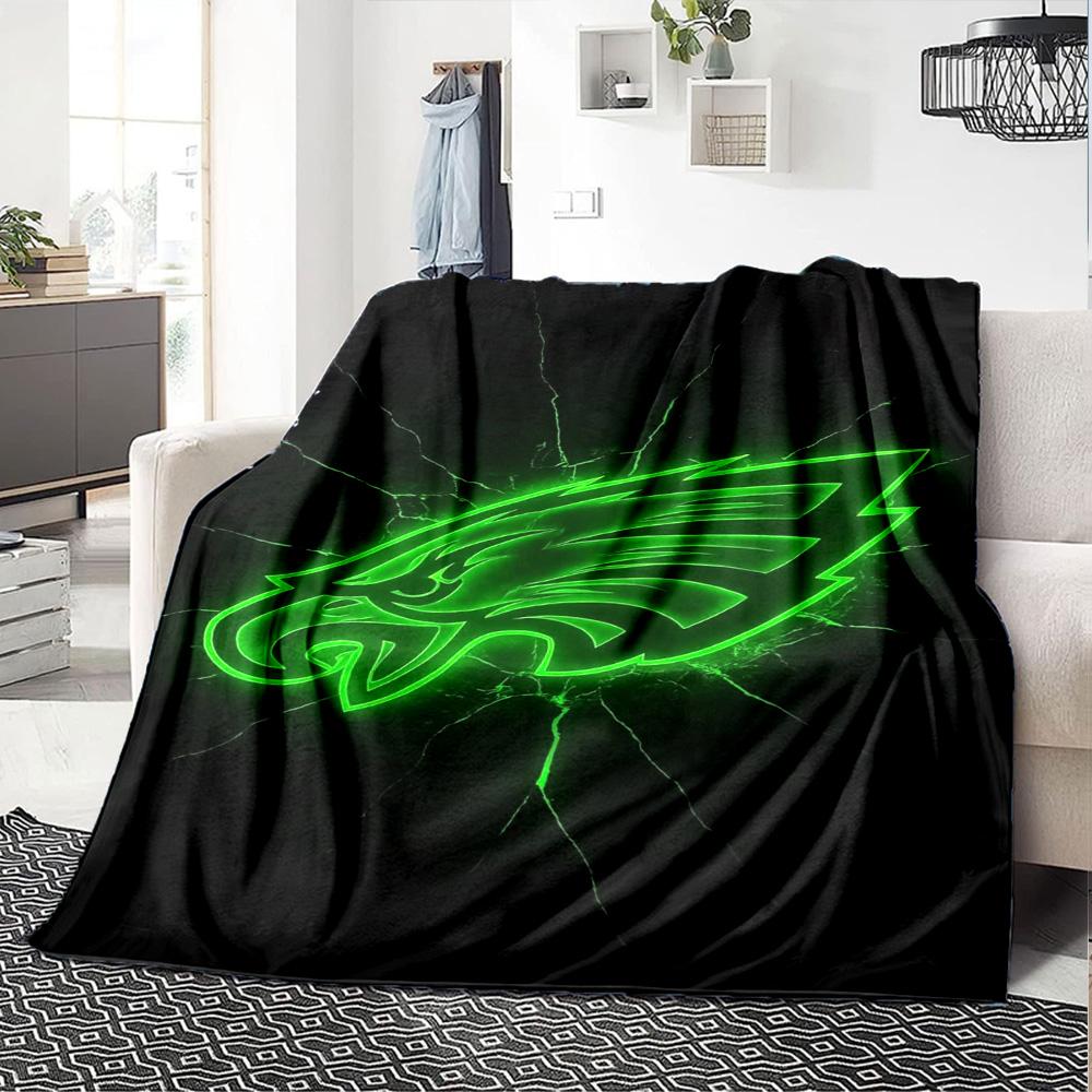 Philadelphia Eagles Blanket Soft Warm Cozy Suitable For Office Bed Livingroom Four Seasons Universal Playful Design