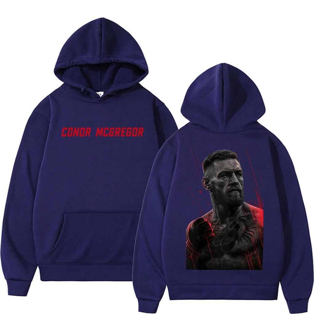 The Notorious Conor McGregor Vintage Hoodies Unisex Fashion Violence Aesthetic Sweatshirts High Quality Fleece Casual Hoodie