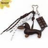Miu Series Dachshund Cartoon Keychain Bag Pendant