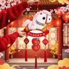 3D Horse Year Pendant Handmade Traditional Spring Festival Ornament Exquisite Cartoon Lucky Charm Door Hanging Door Decoration