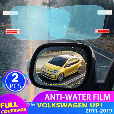 Car Rearview Mirror Film for Volkswagen VW Up! Up e-Up! 2011~ 2012 2013 2014 2015 Anti Fog Rainproof Sticker