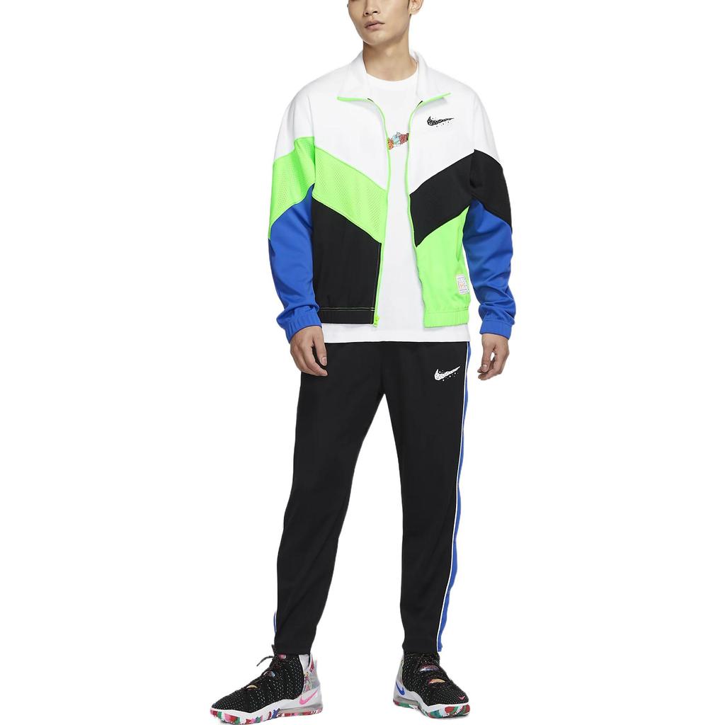 Nike Color-Block Logo Casual Loose-Fit Jacket Men Outerwear Multicolor DV3198-100