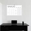 Jan. 2026 - Jun. 2027 Wall Calendar Thick Paper English Calendary New 2026 Calendar  Home