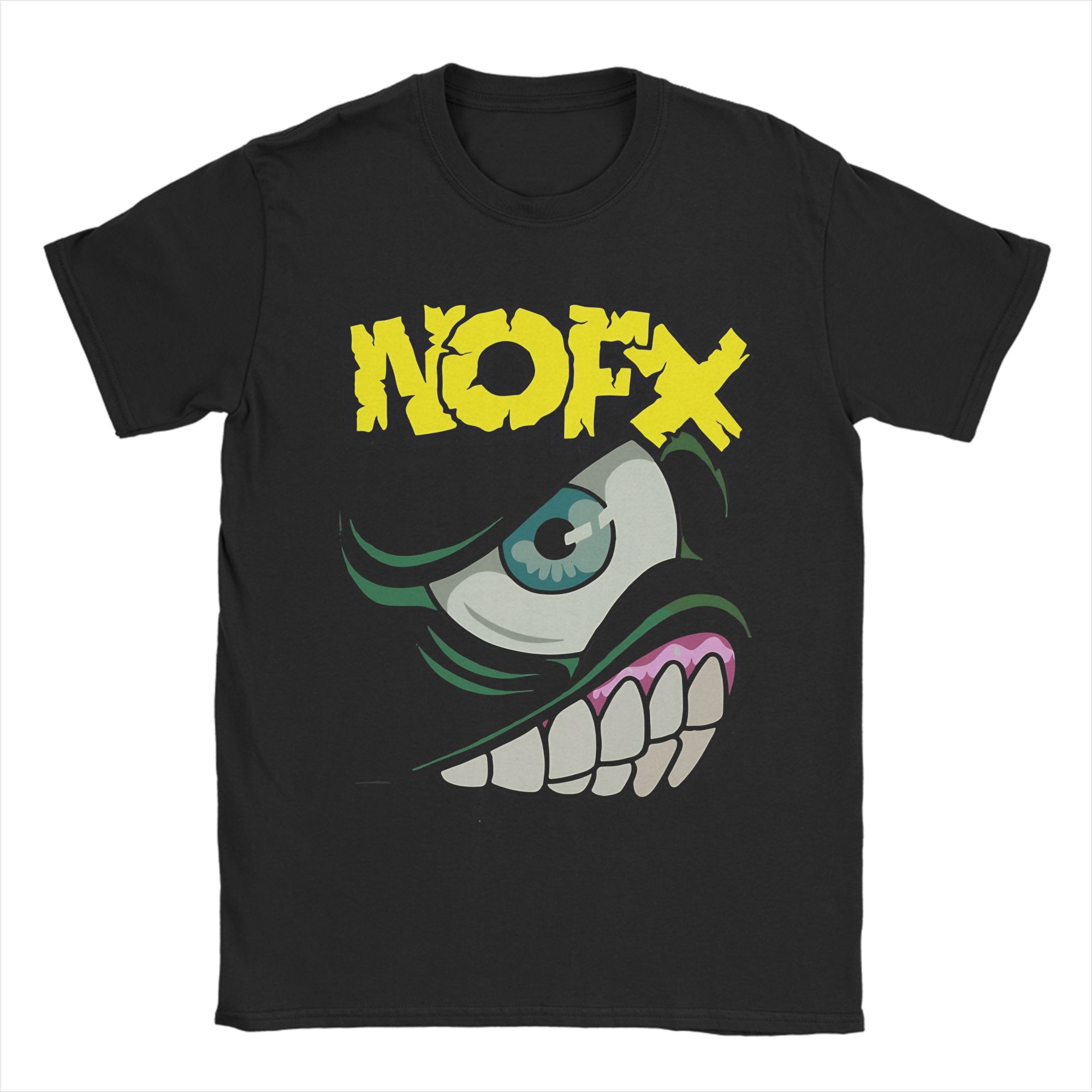 

Vintage T Shirt NOFX Music Album 100% Cotton T-Shirts Novelty Tee Shirt for Men s Summer Y2K Funny Casual Short Sleeve Top Tees S разноцветный