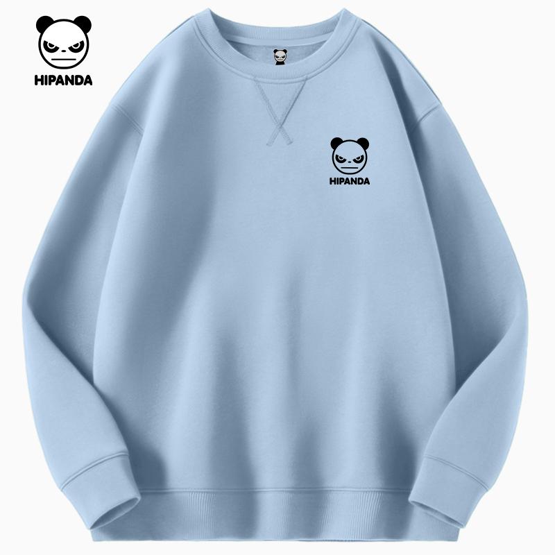 Hello Hipanda Panda Inverted Triangle Round Neck Hoodie