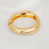 Interlocking Ring Open Bangle - European & American Light Luxury Design for Women