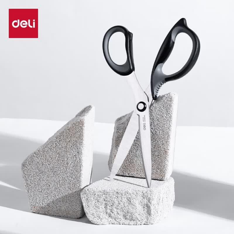 Deli 77760 Ergonomic Office Scissors