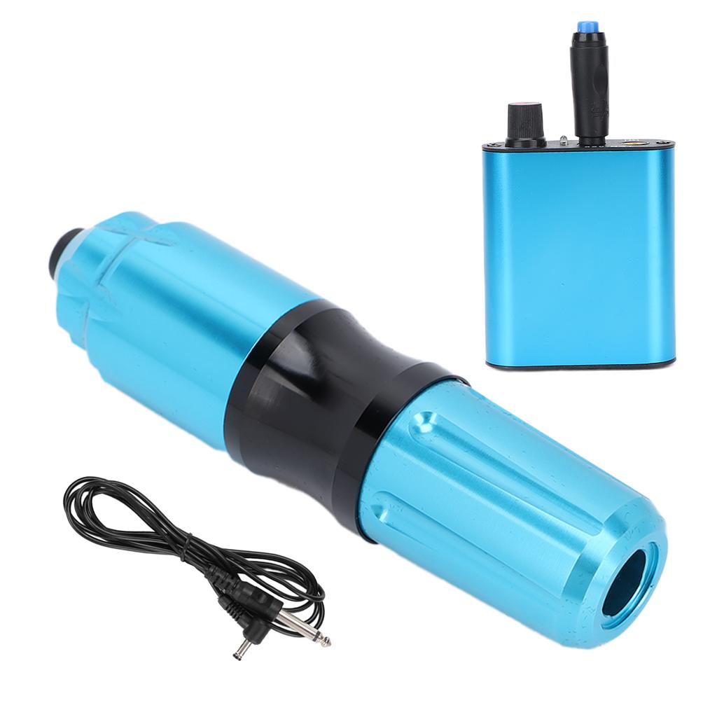 Tattoo Pen Machine Set Professional Tattoo Machine Kit for Tattoo Beginners Artists 90‑265V BlueUK