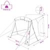 Tailgate Tent for Vehicles 285 X 255 X 245 Cm Gray and Orange
