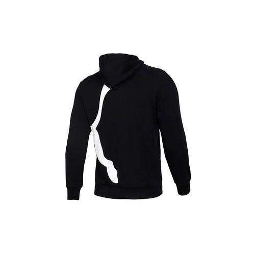 PUMA Puma Cougar Large Logo Knitted Hoodie Men’s Black